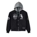 Chicago White Sox Black Hooded Jacket