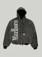 Trendy-Marlboro-Carhartt-Grey-Hooded-Jacket-Unisex