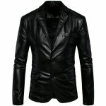 Black Leather Blazer
