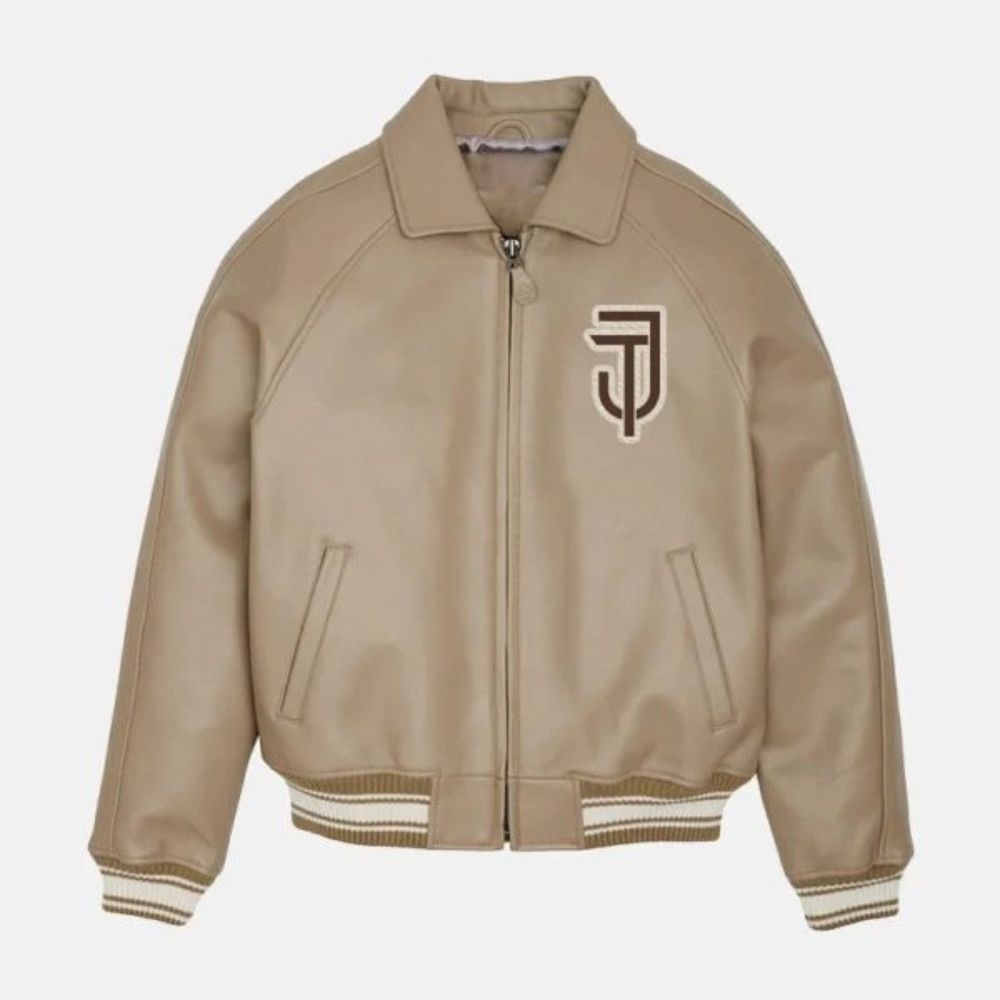 Football World Cup Cream Baseball Leather Jacket Football World Cup Cream Baseball Leather Jacket