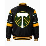 MLS Portland Timbers Leather Varsity Jacket