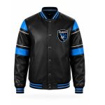MLS San Jose Earthquakes Varsity Leather Jacket