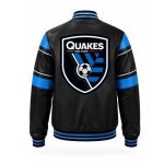 MLS San Jose Earthquakes Varsity Leather Jacket