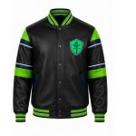 MLS Seattle Sounders Football Club Leather Jacket