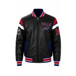 NFL Buffalo Bills Leather Varsity Jacket