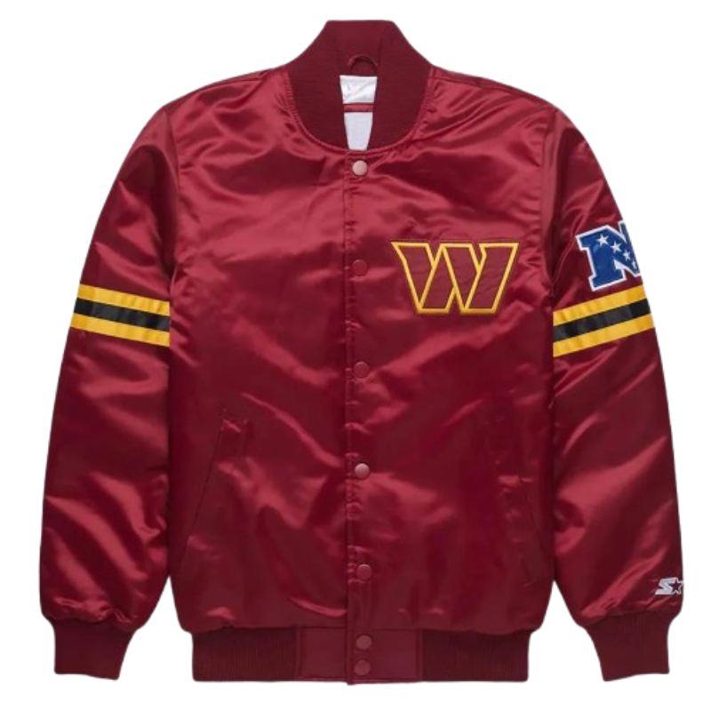 nfl-washington-commanders-maroon-satin-jacket (1) nfl-washington-commanders-maroon-satin-jacket