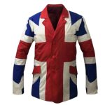 Union Jack British UK Flag Cotton Blazer