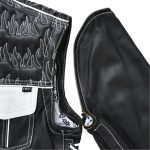 Wildfire Rouge Black and White Motorcycle Leather Jacket
